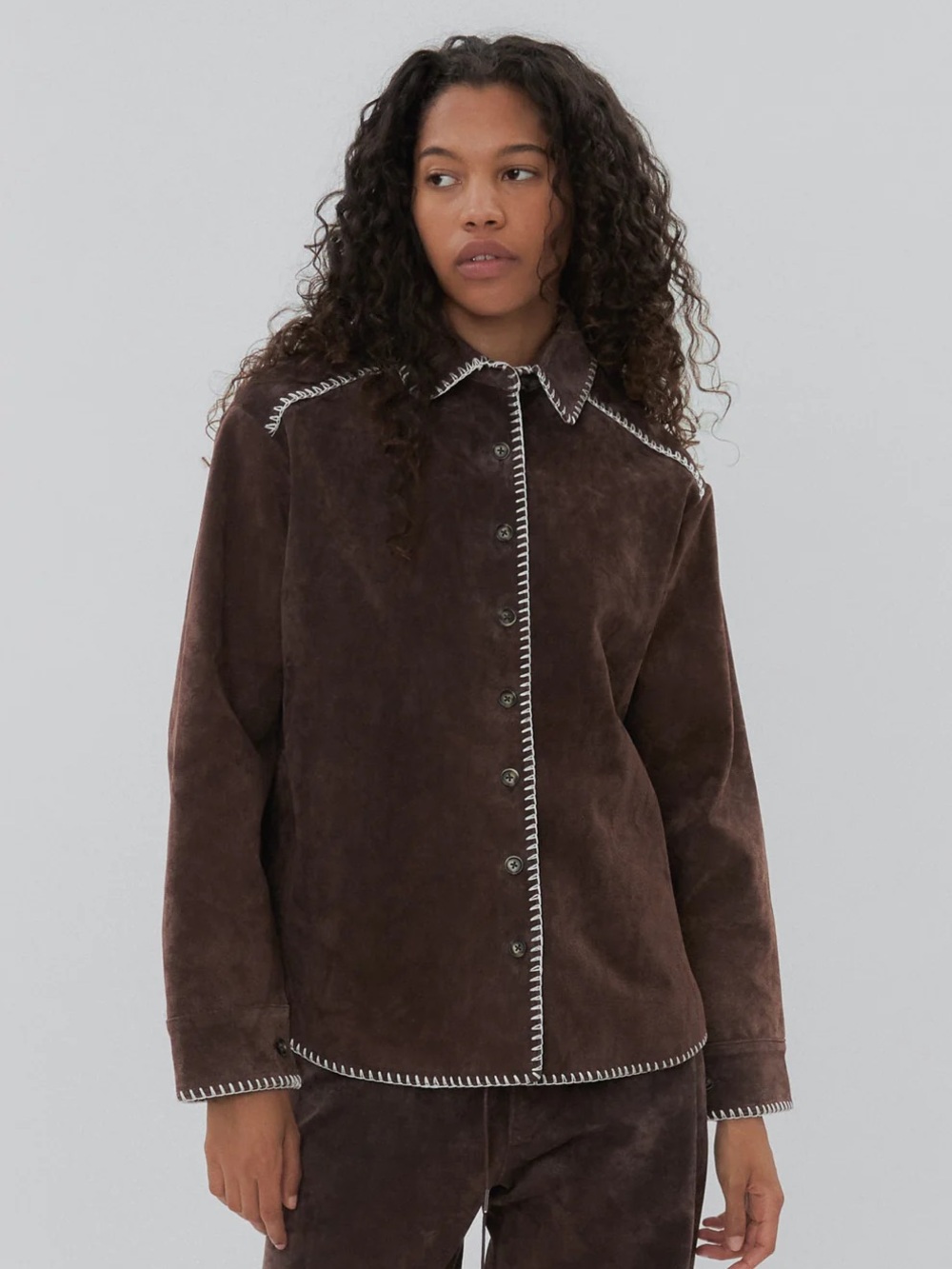 Still Here Western Shirt in corduroy